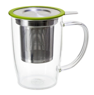 Tall Glass Tea Mug