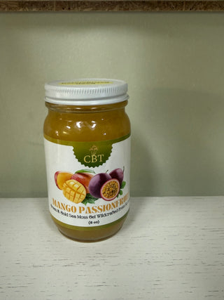 Mango Passionfruit Green & Gold Sea Moss Gel