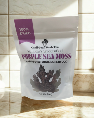 St. Lucia Dry Purple Sea Moss