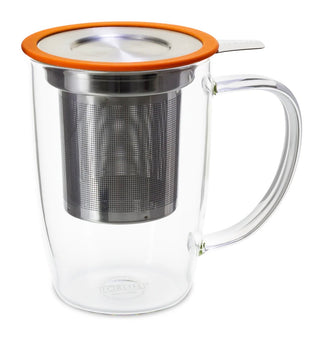 Tall Glass Tea Mug