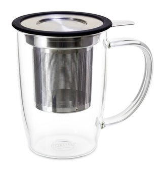Tall Glass Tea Mug