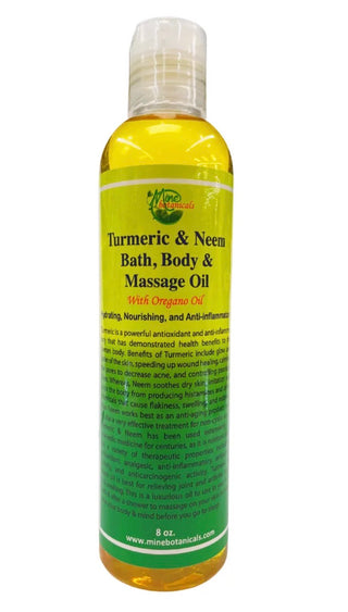 Turmeric & Neem Bath, Body & Massage oil