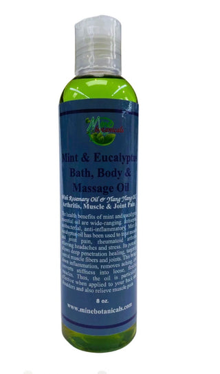 Mint & Eucalyptus Bath, Body & Massage Oil