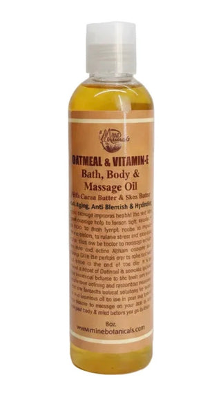 OATMEAL & VITAMIN-E Bath, Body & Massage Oil