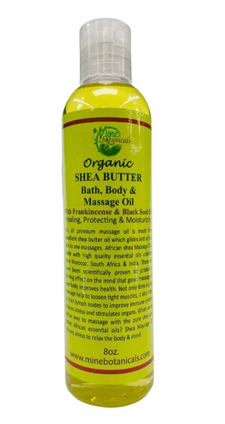 Organic SHEA BUTTER Bath, Body & Massage Oil