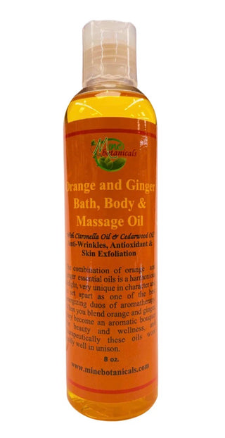 Orange & Ginger Bath, Body & Massage Oil