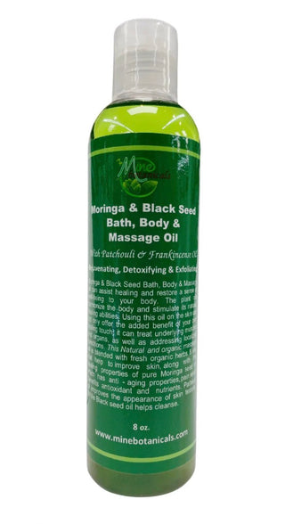 Moringa & Black Seed Bath, Body & Massage Oil